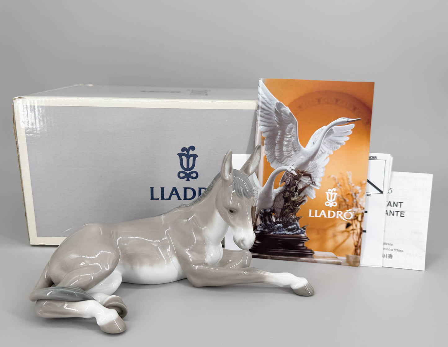 Lladró Lying Donkey