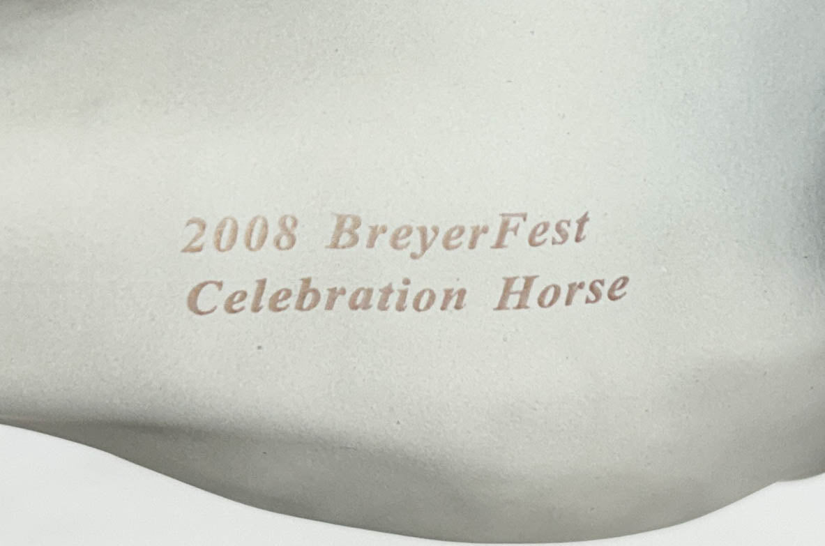 Alborozo - Breyerfest 2008 Celebration Model w/ Bonus Pony Pouch