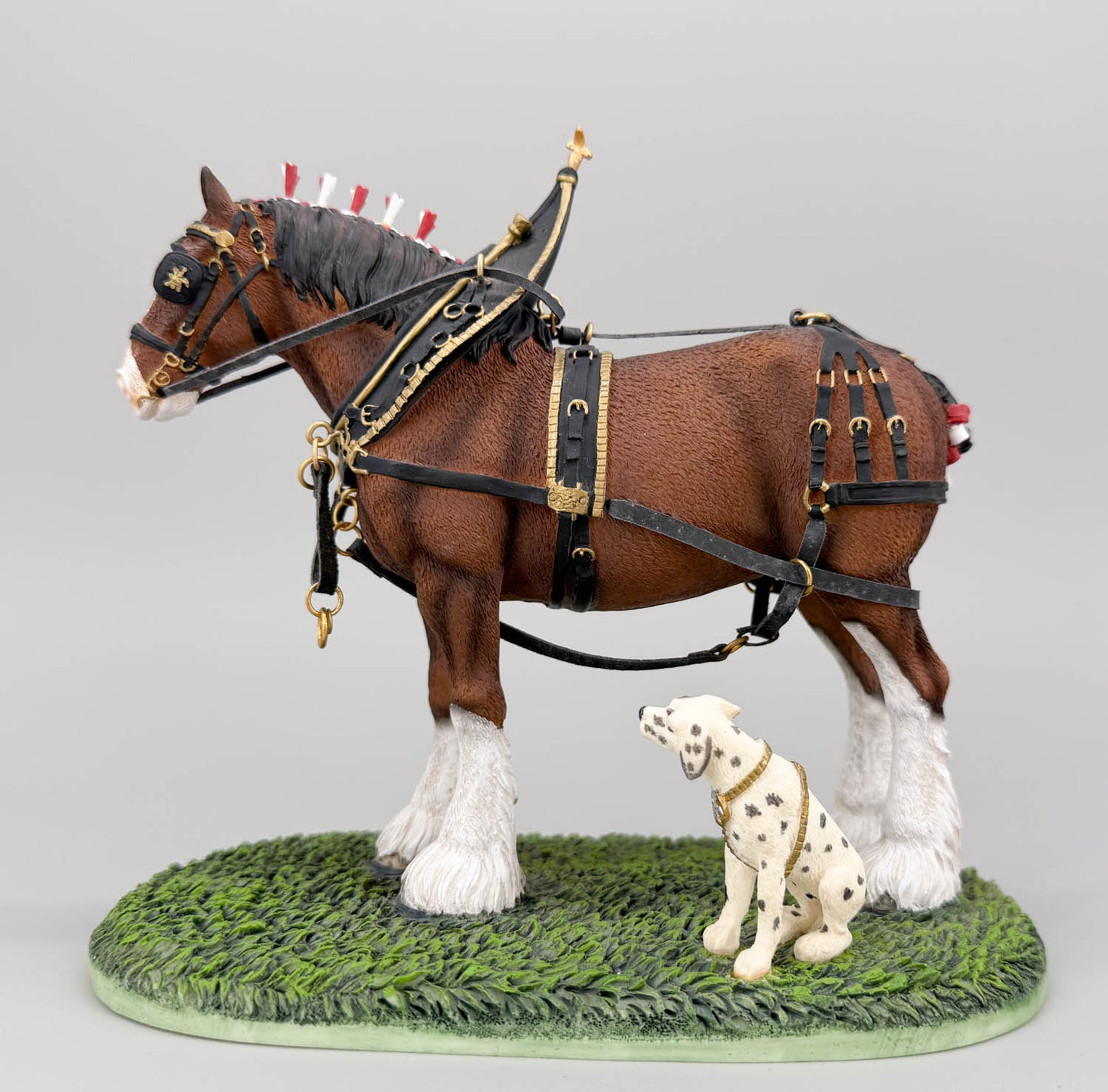 Anheuser-Busch "Full Parade Dress" Clydesdale and Dalmatian