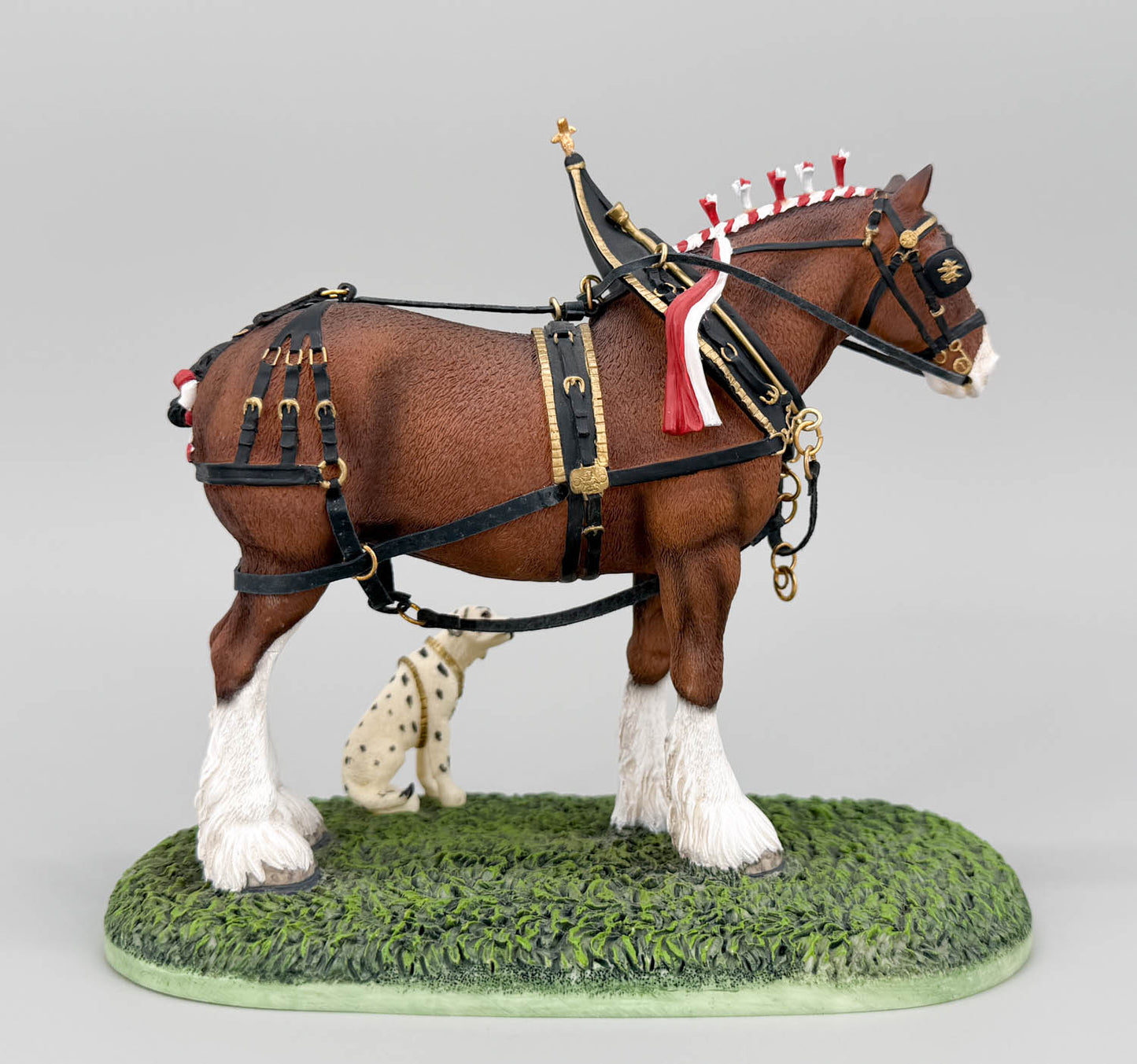 Anheuser-Busch "Full Parade Dress" Clydesdale and Dalmatian
