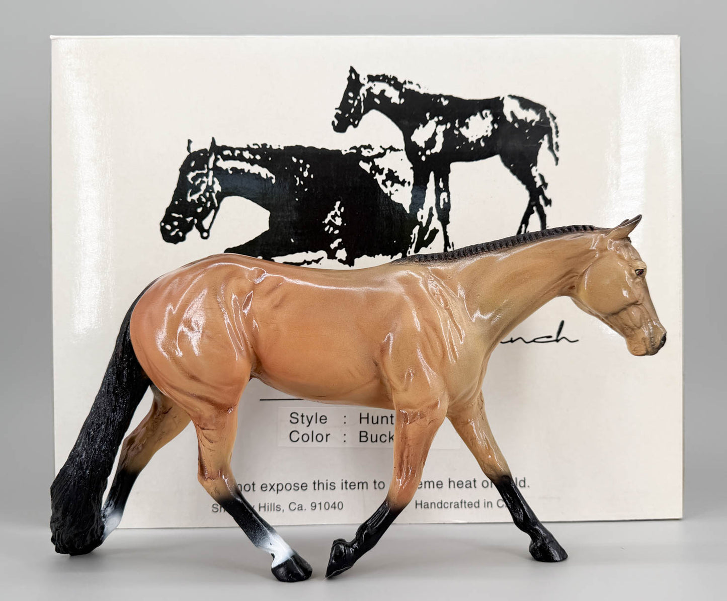 Hunter, Buckskin - Black Horse Ranch Resin