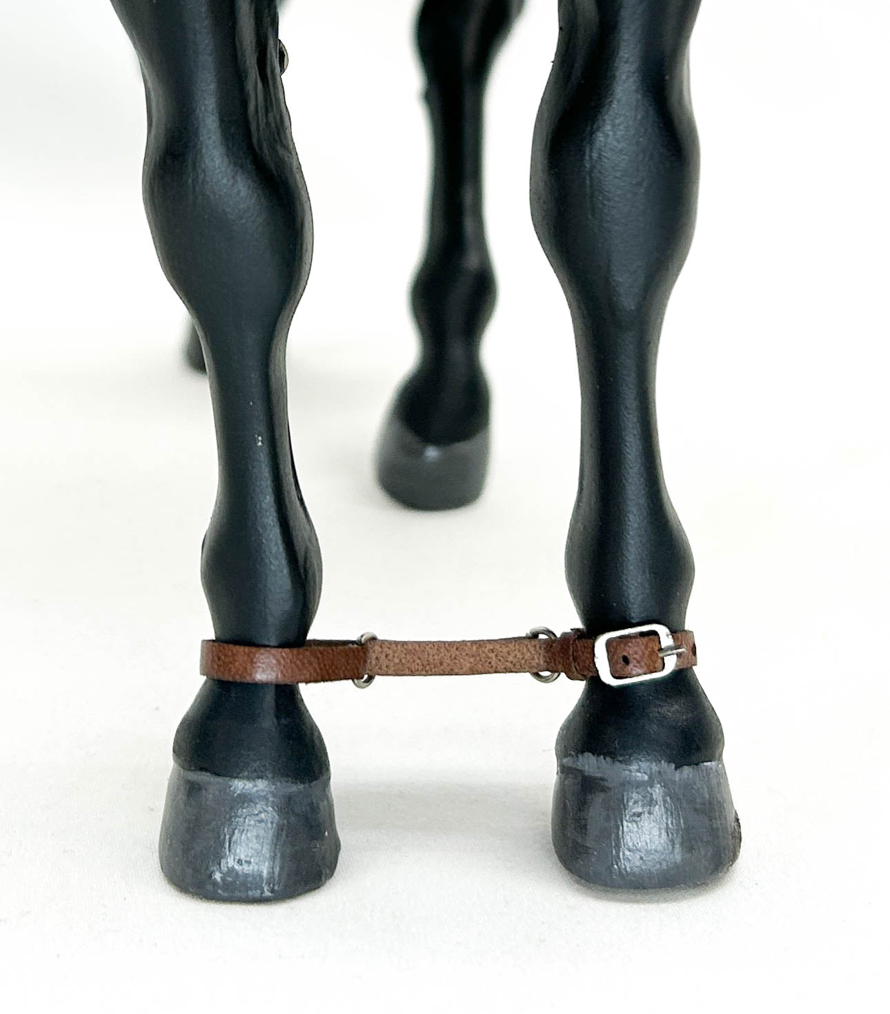 CHRISTMAS AUCTION: Traditional Carrot Top Artist Resin Mule with tack, Show Diorama Props, and Case!