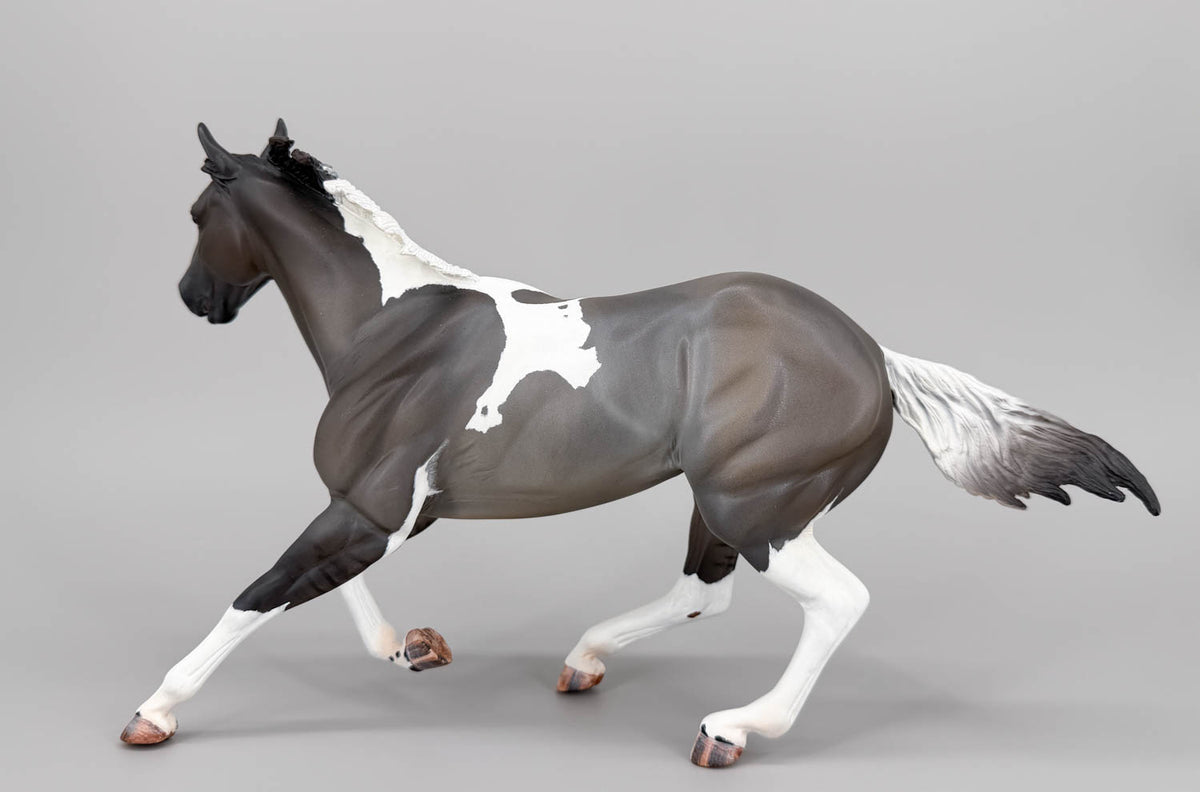 Clover Gymkhana Horse Resin, Sculpted by Airen Chandler, Painted by Sue Kern