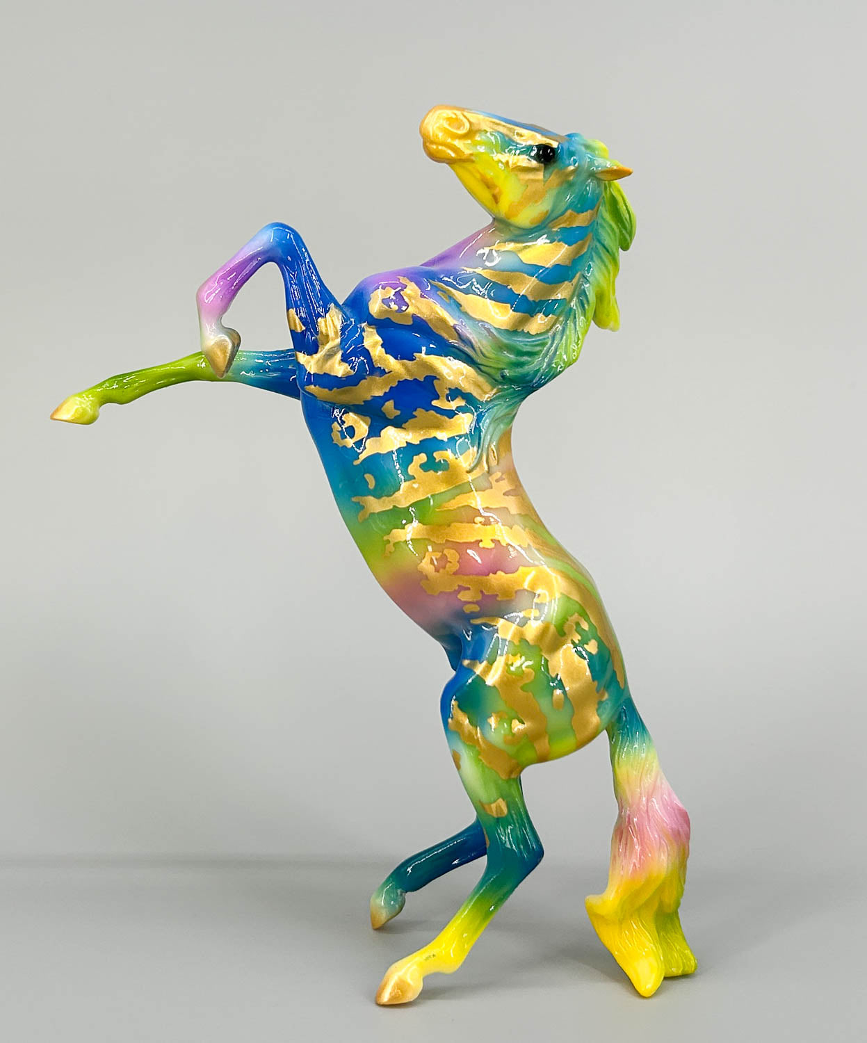 Rearing Mustang, Favrile - Breyerfest 2021 Ltd Ed
