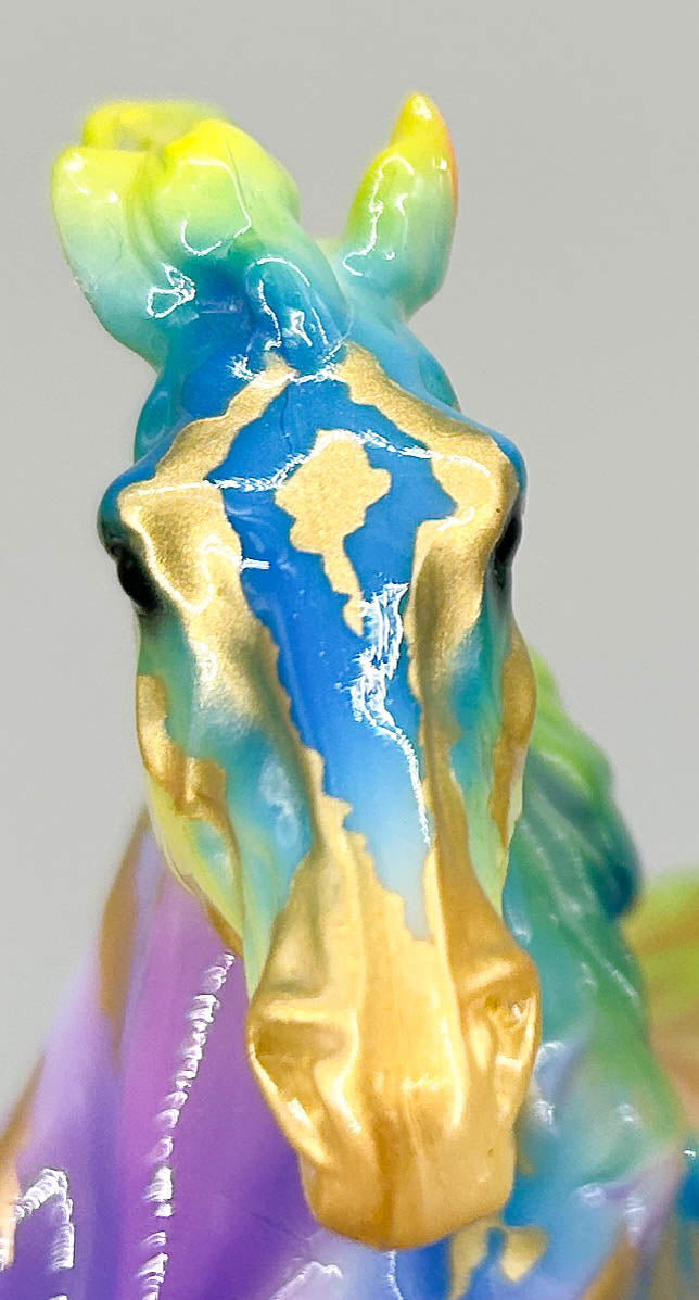 Rearing Mustang, Favrile - Breyerfest 2021 Ltd Ed