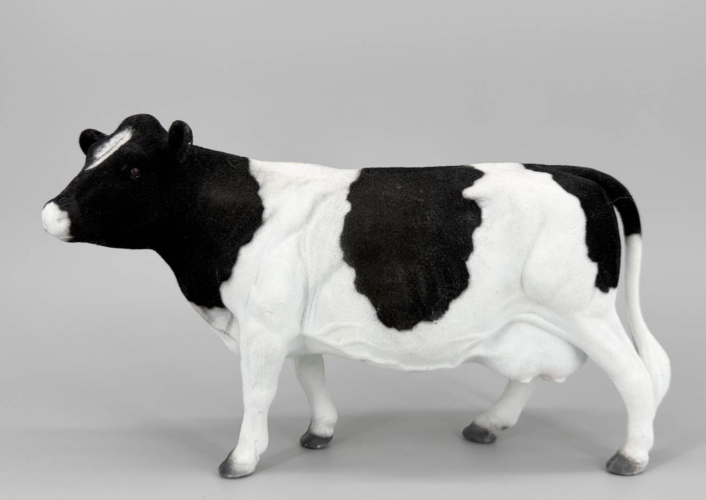 Cow, Holstein - Flocked (Brand Unknown) 1:9 scale