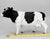Cow, Holstein - Flocked (Brand Unknown) 1:9 scale