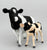 Cow, Holstein - Flocked (Brand Unknown) 1:9 scale
