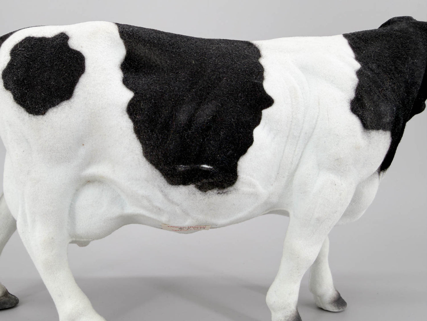 Cow, Holstein - Flocked (Brand Unknown) 1:9 scale