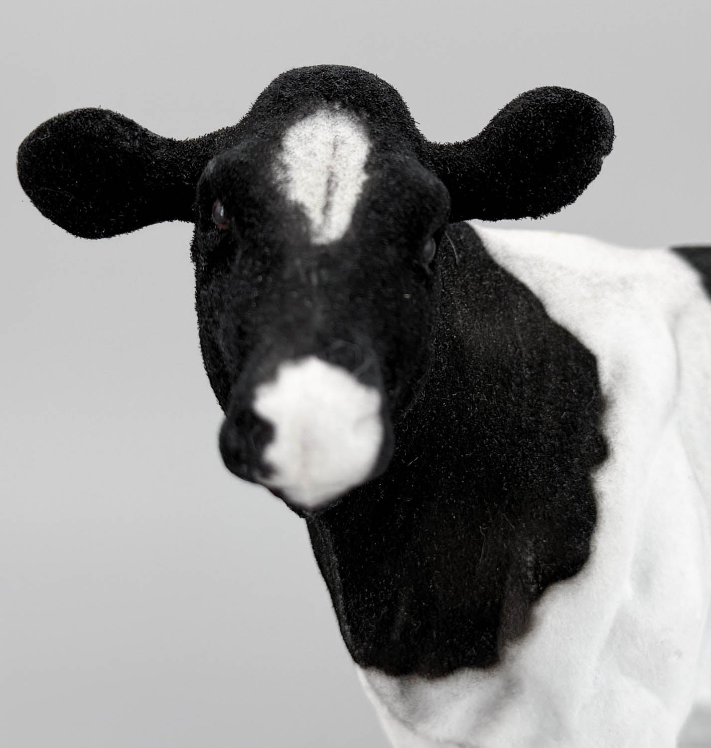 Cow, Holstein - Flocked (Brand Unknown) 1:9 scale