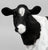 Cow, Holstein - Flocked (Brand Unknown) 1:9 scale