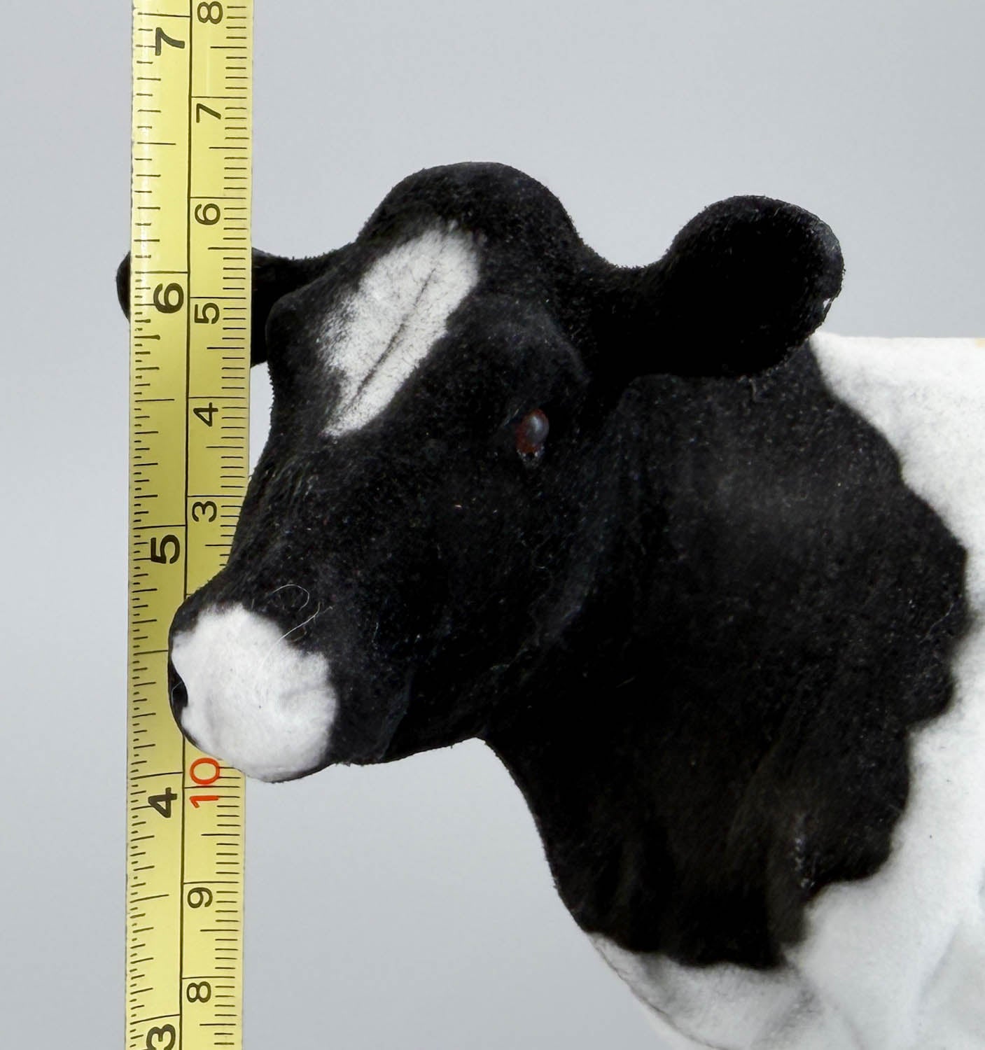 Cow, Holstein - Flocked (Brand Unknown) 1:9 scale