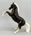 Fighting Stallion ~ King, Glossy Charcoal