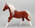 Running Mare, Custom Flocked Chocolate Palomino