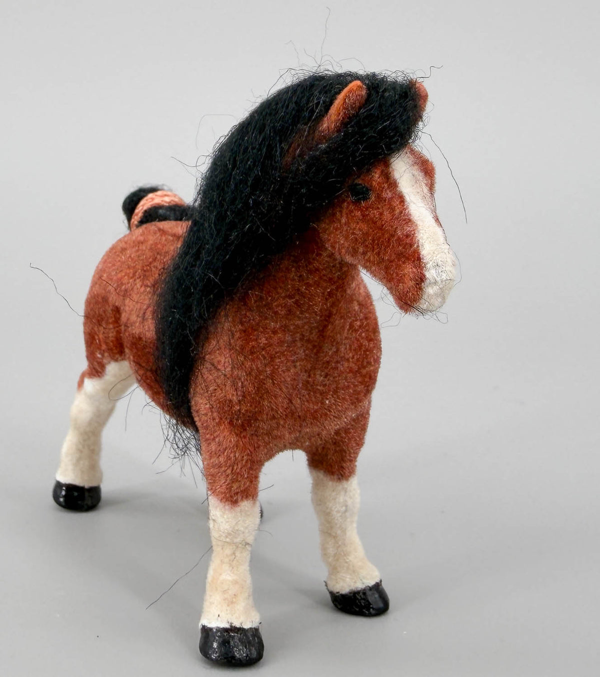 G1 Draft Horse, Custom Flocked Bay