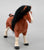 G1 Draft Horse, Custom Flocked Bay