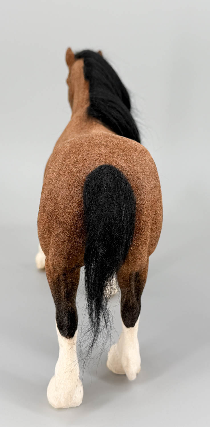 Clydesdale Stallion, Vintage Custom FLOCKY