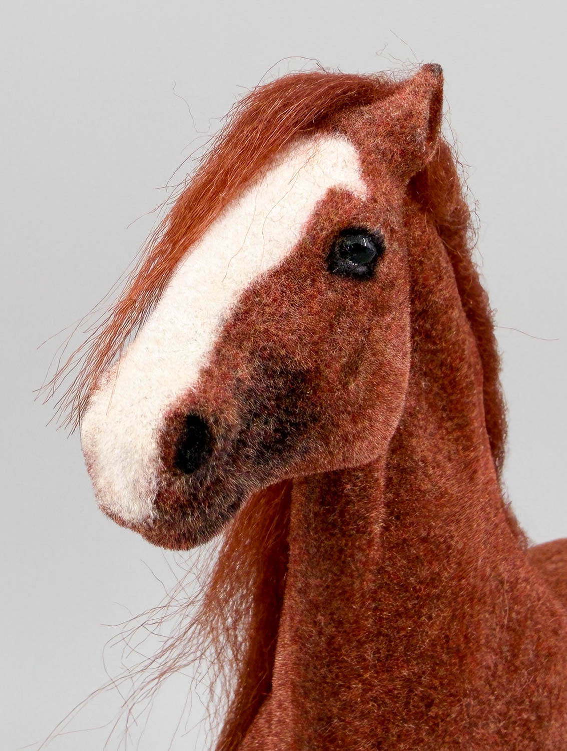 Hartland Polo Pony - Vintage Custom Flocked Chestnut