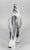 Proud Arabian Mare, Custom Flocked Dapple Grey