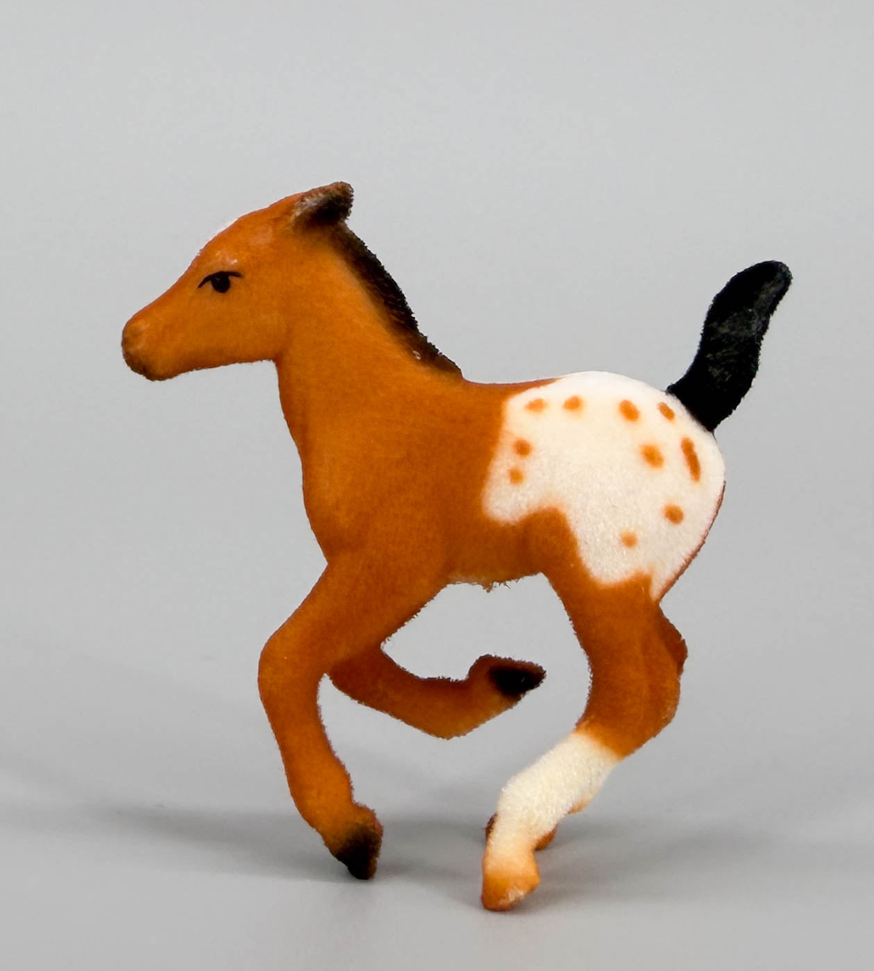 Cantering Foal, Flocked Buckskin Appaloosa - BreyerFest 2001 SR