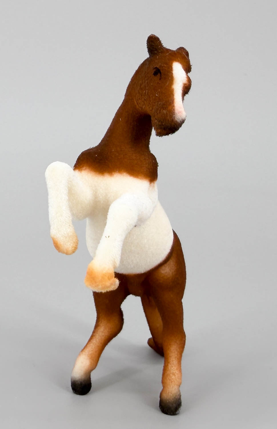 Rearing Arabian, Flocked Chestnut Pinto - BreyerFest 2001 SR