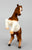 Rearing Arabian, Flocked Chestnut Pinto - BreyerFest 2001 SR