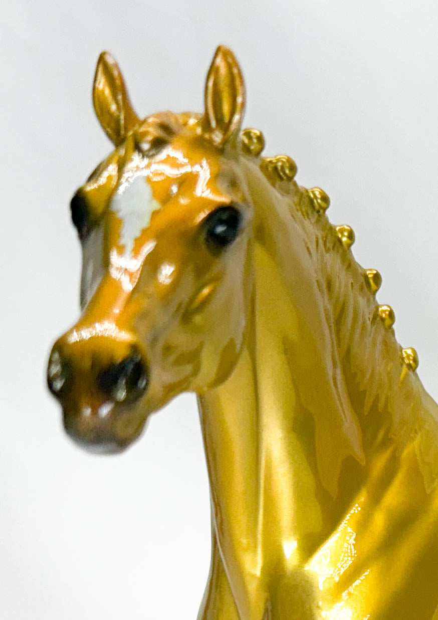 German Riding Pony ~ Gabriel, Gold - 2022 Christmas Web Special + Pony Pouch