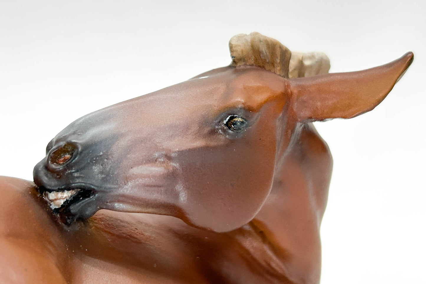 Hank Resin Scratching Mule by Tibbi Searcher, Customized by Sue Kern Thompson