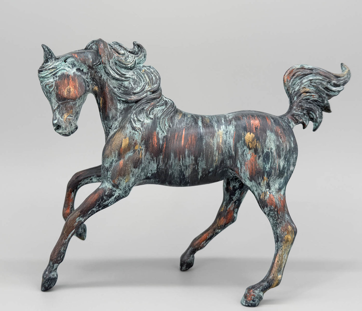 Lady Jewel, Custom Faux Patina'd Bronze