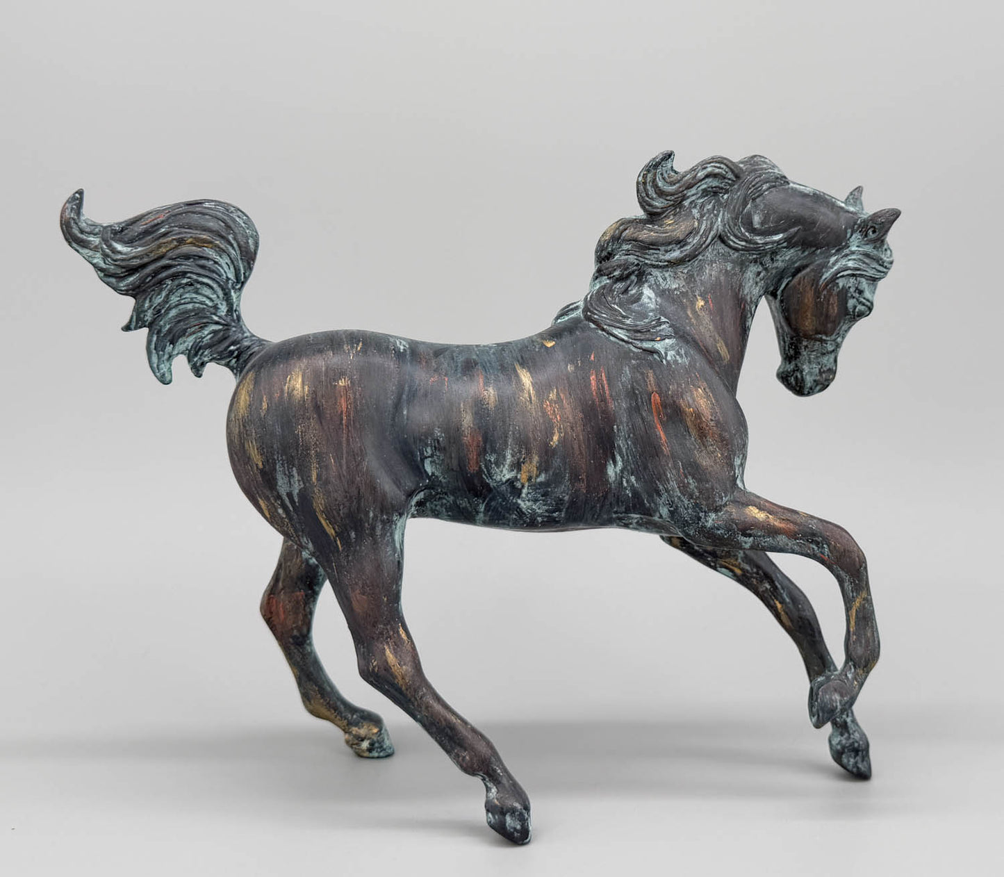 Lady Jewel, Custom Faux Patina'd Bronze