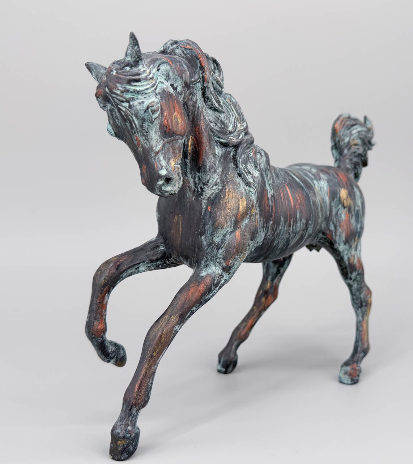 Lady Jewel, Custom Faux Patina'd Bronze