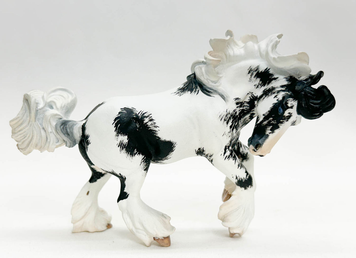 Horatio, Draft Horse Stallion ~  W-A-V Thunder Road, Artist Resin by Sue Kern Thompson