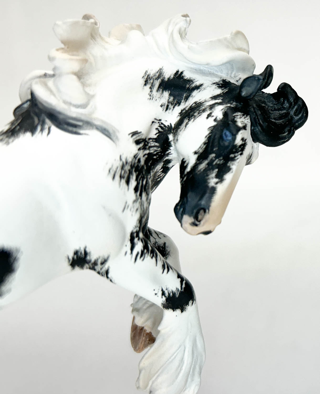 Horatio, Draft Horse Stallion ~  W-A-V Thunder Road, Artist Resin by Sue Kern Thompson