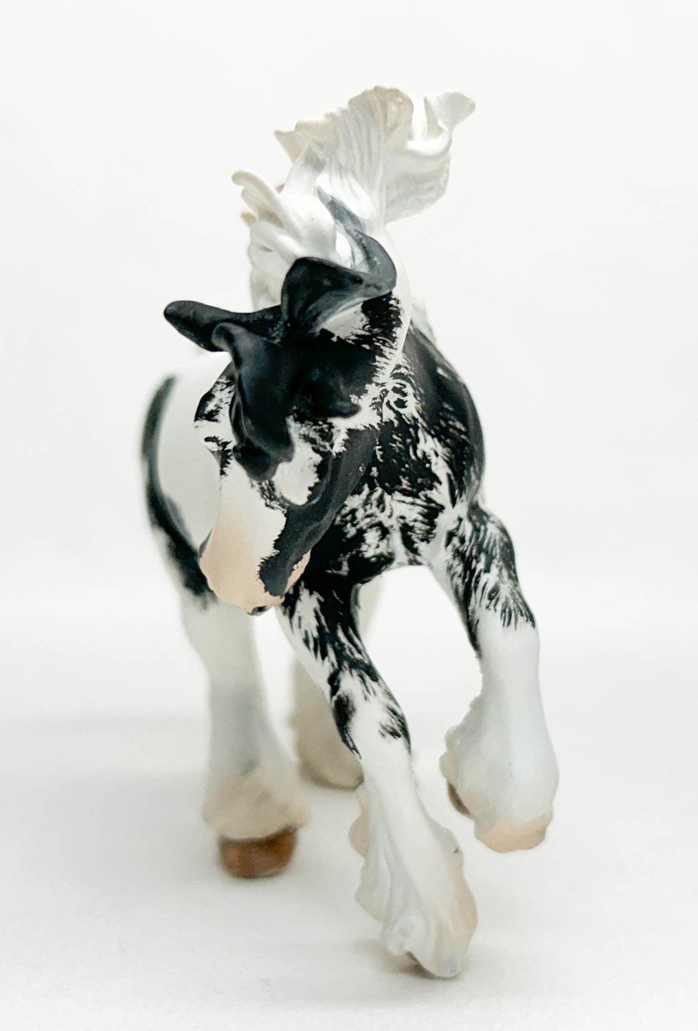 Horatio, Draft Horse Stallion ~  W-A-V Thunder Road, Artist Resin by Sue Kern Thompson