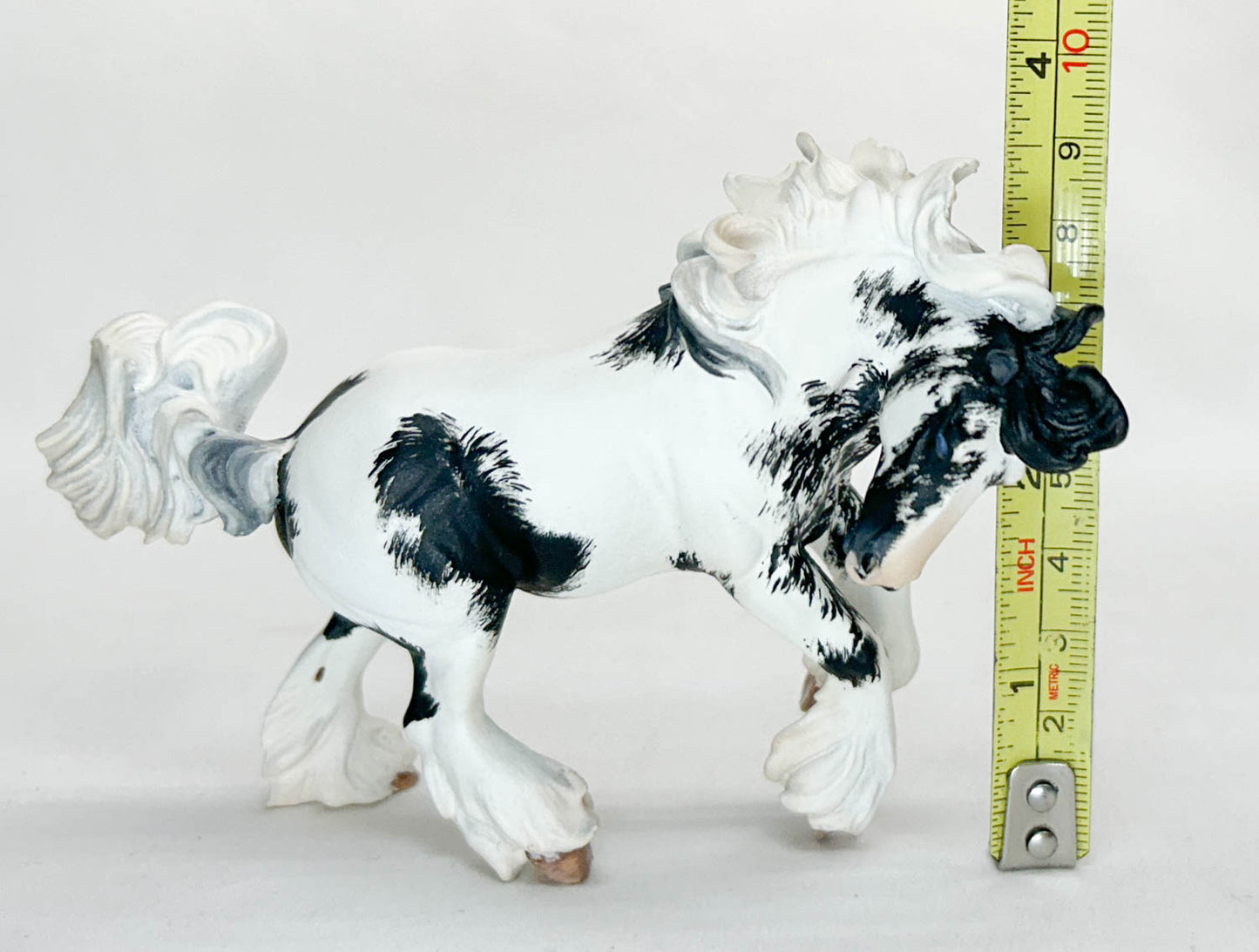 Horatio, Draft Horse Stallion ~  W-A-V Thunder Road, Artist Resin by Sue Kern Thompson