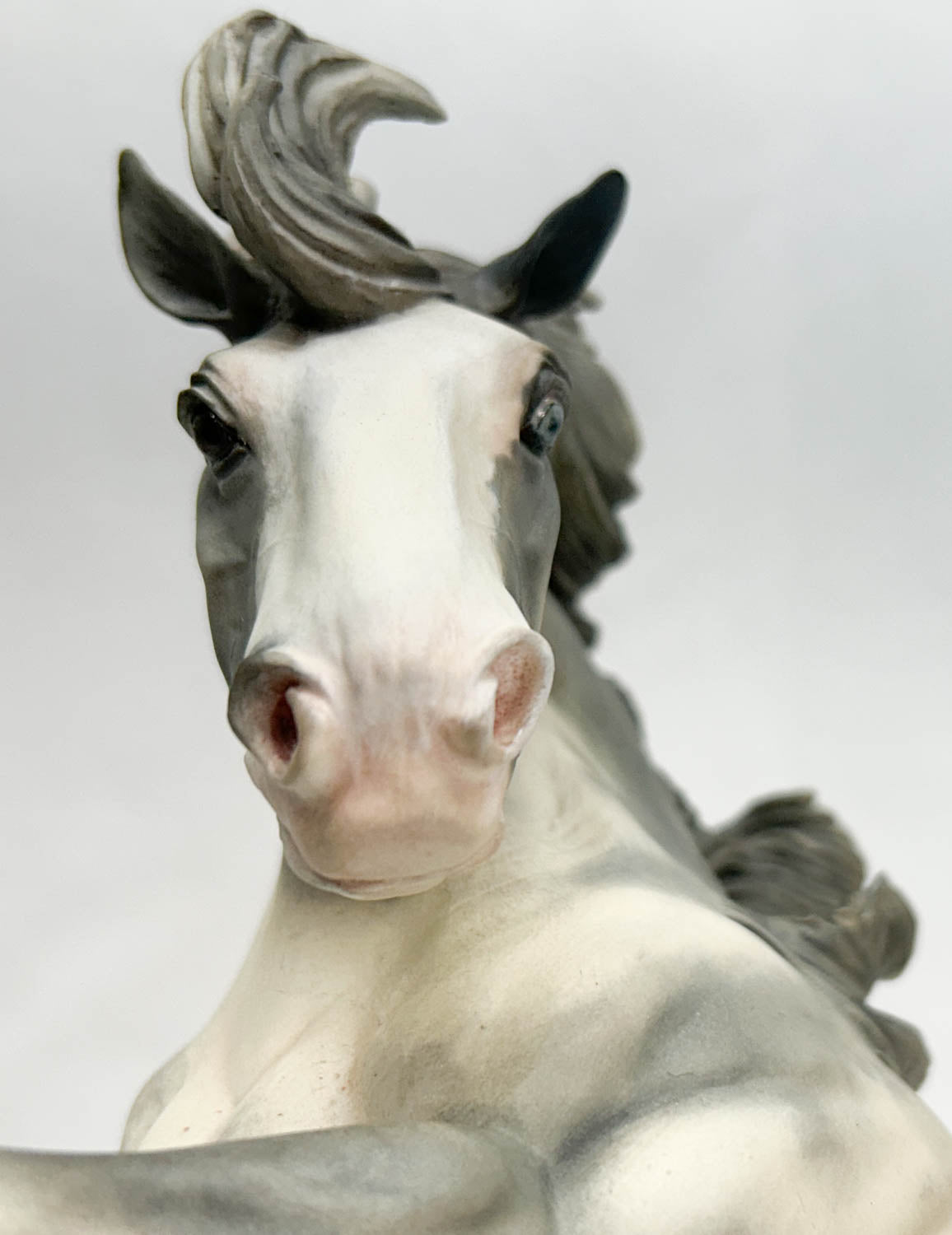 Horatio Draft Horse Stallion Resin by Sue Kern Thompson Customized by Mindy Berg - Traditional Scale - AUCTION!