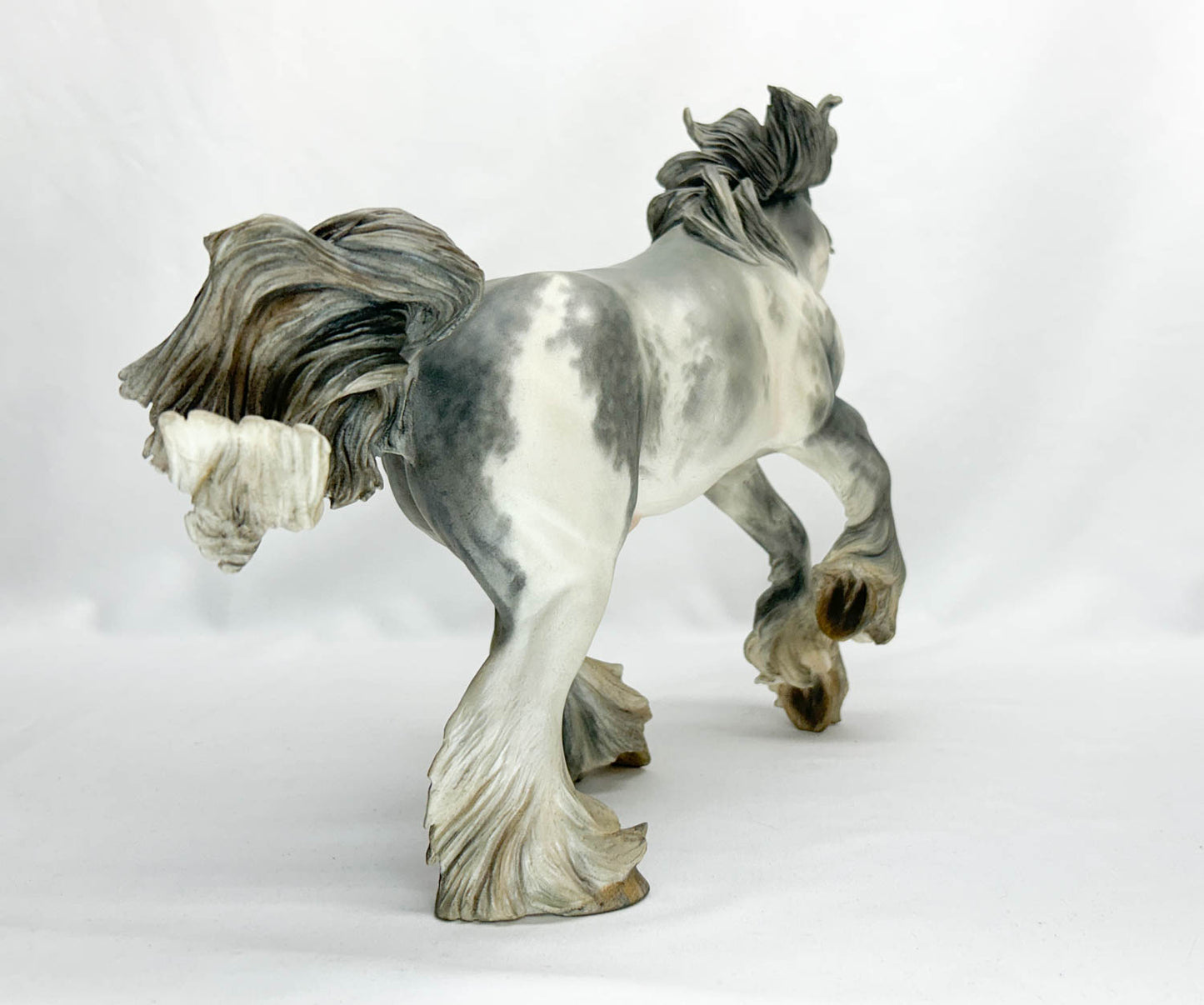 Horatio Draft Horse Stallion Resin by Sue Kern Thompson Customized by Mindy Berg - Traditional Scale - AUCTION!