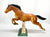Jumping Horse, Bay with 4-Sock Variation and BLUE RIBBON STICKER