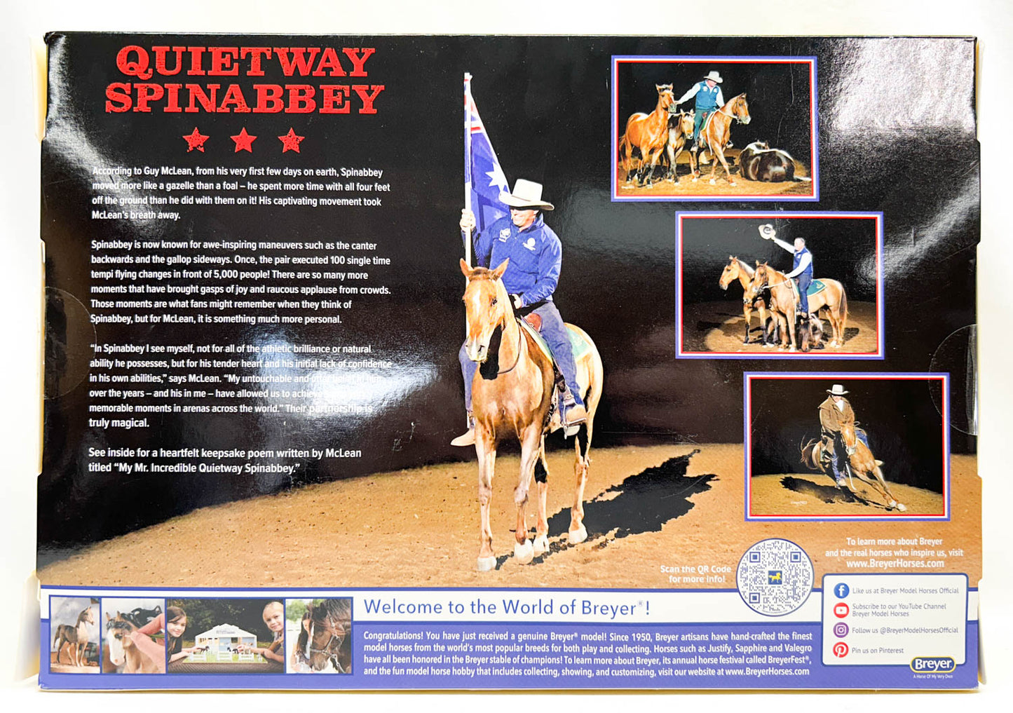 Loping Quarter Horse ~ Guy McLean's Quietway Spinabbey - GLOSSY