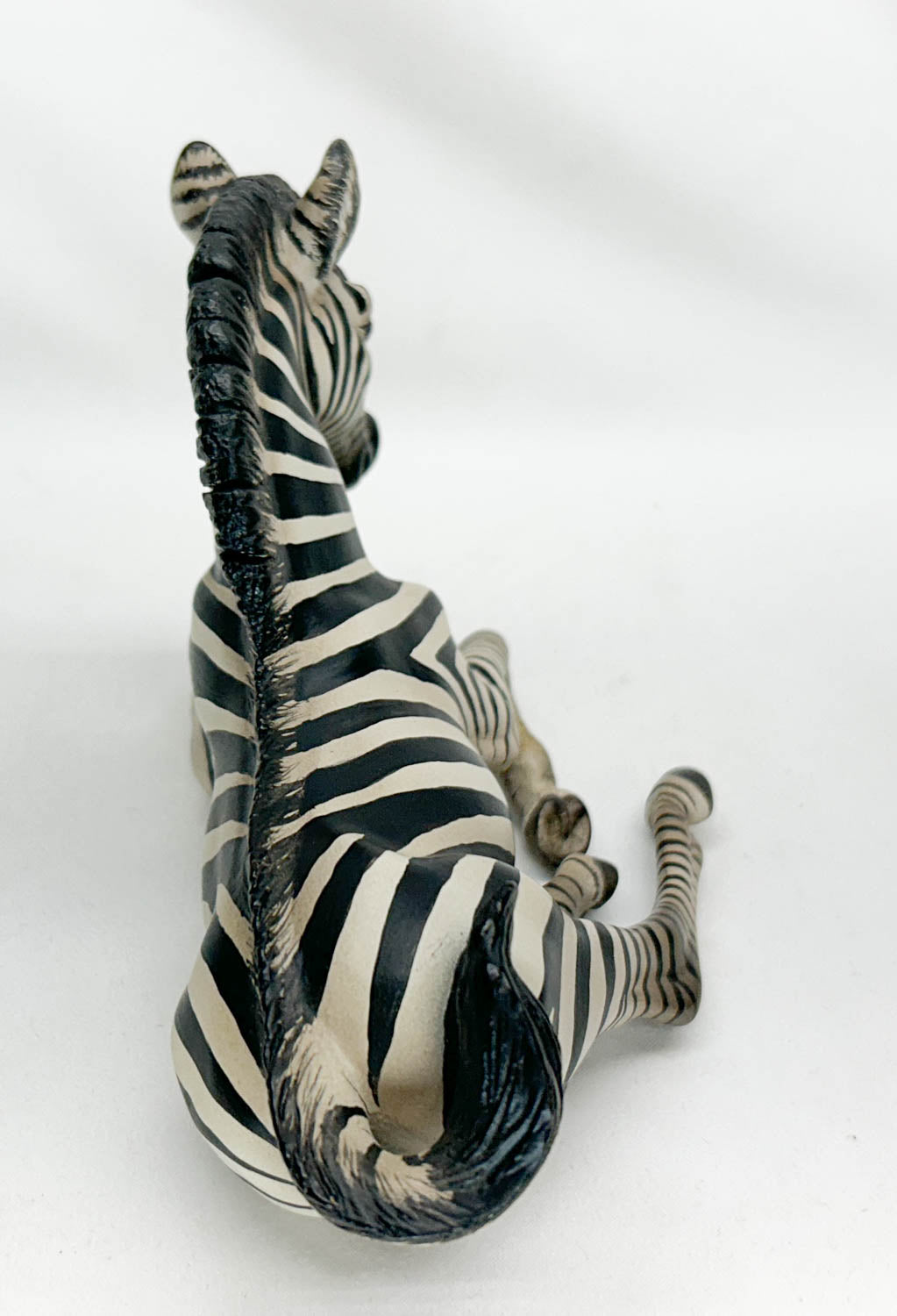 Lying Foal - Custom Zebra Foal with Bonus Pony Pouch