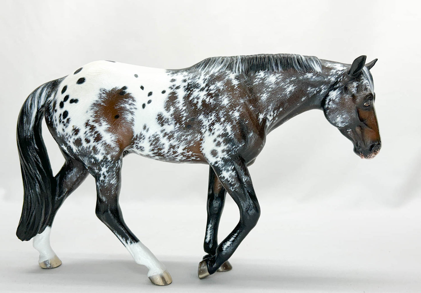Monte Stock Horse Gelding Resin, Sculpted and Painted by Ann Harris