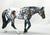 Monte Stock Horse Gelding Resin, Sculpted and Painted by Ann Harris