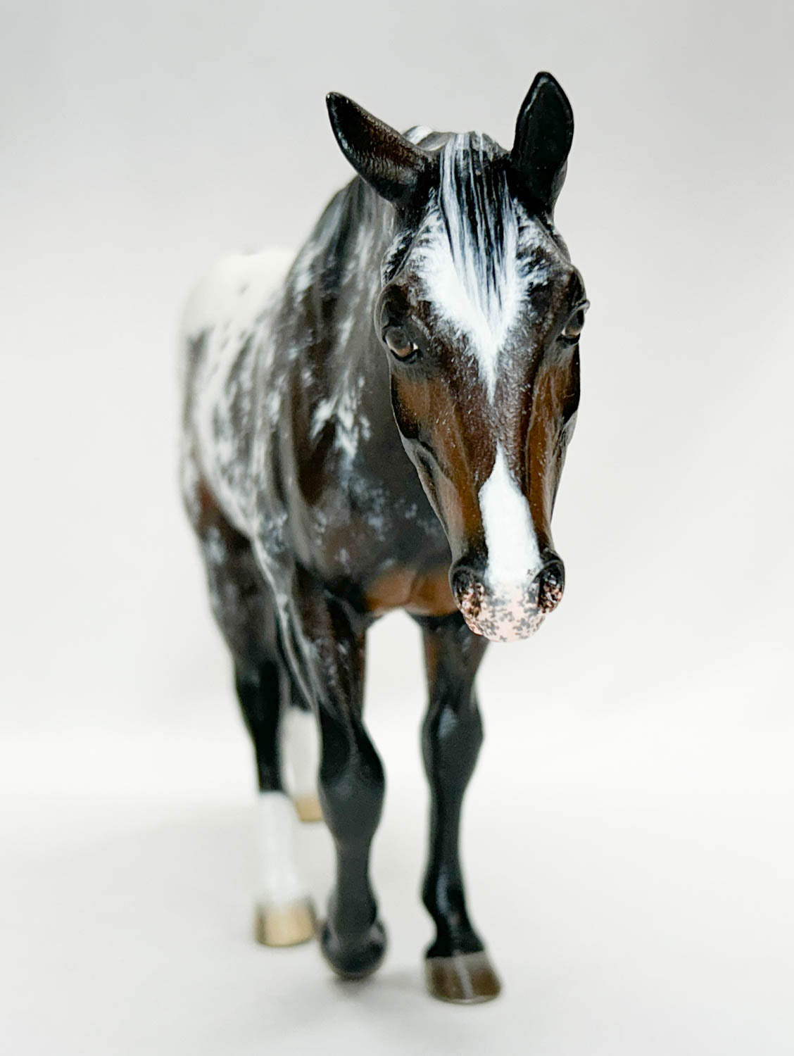 Monte Stock Horse Gelding Resin, Sculpted and Painted by Ann Harris