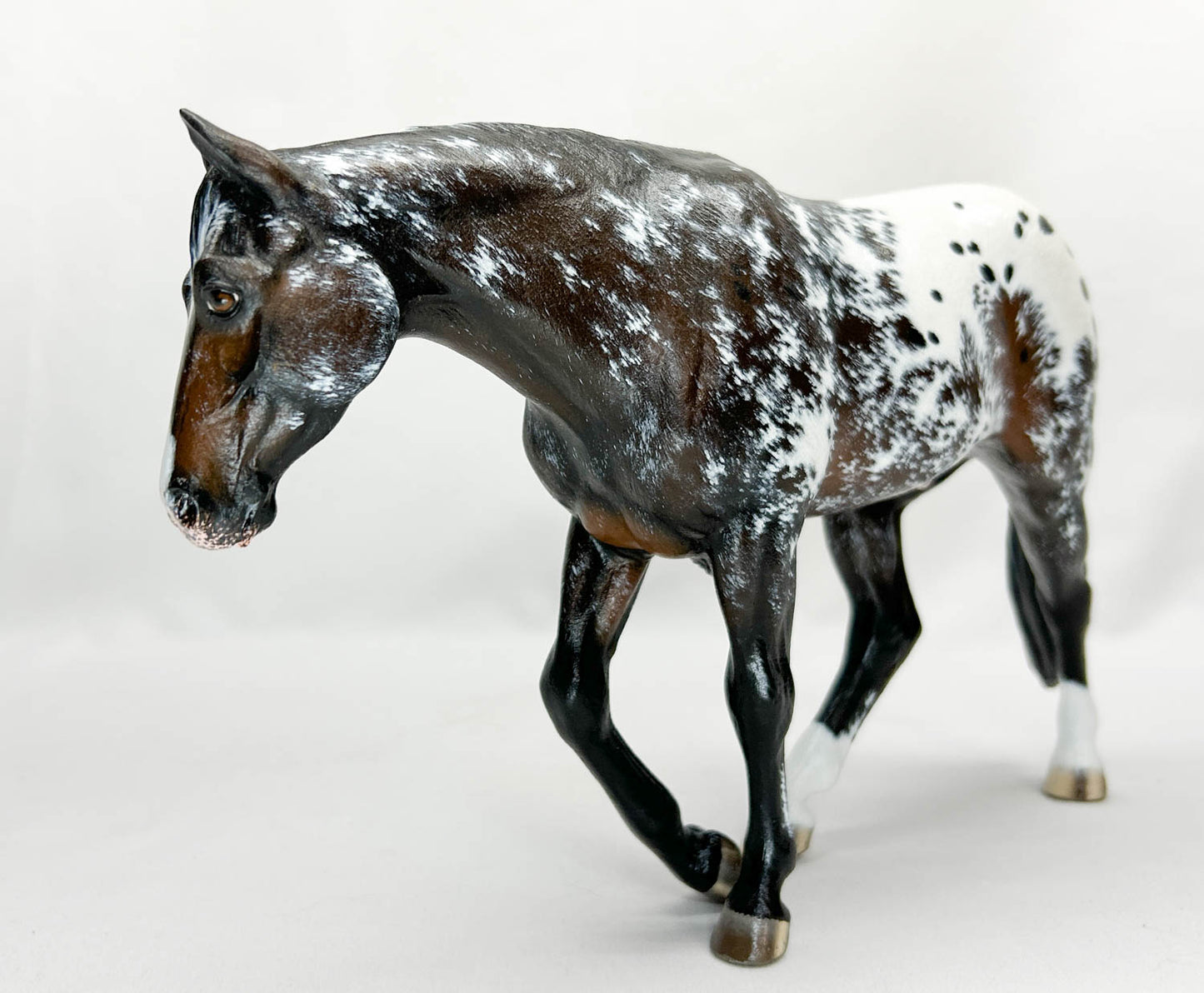 Monte Stock Horse Gelding Resin, Sculpted and Painted by Ann Harris