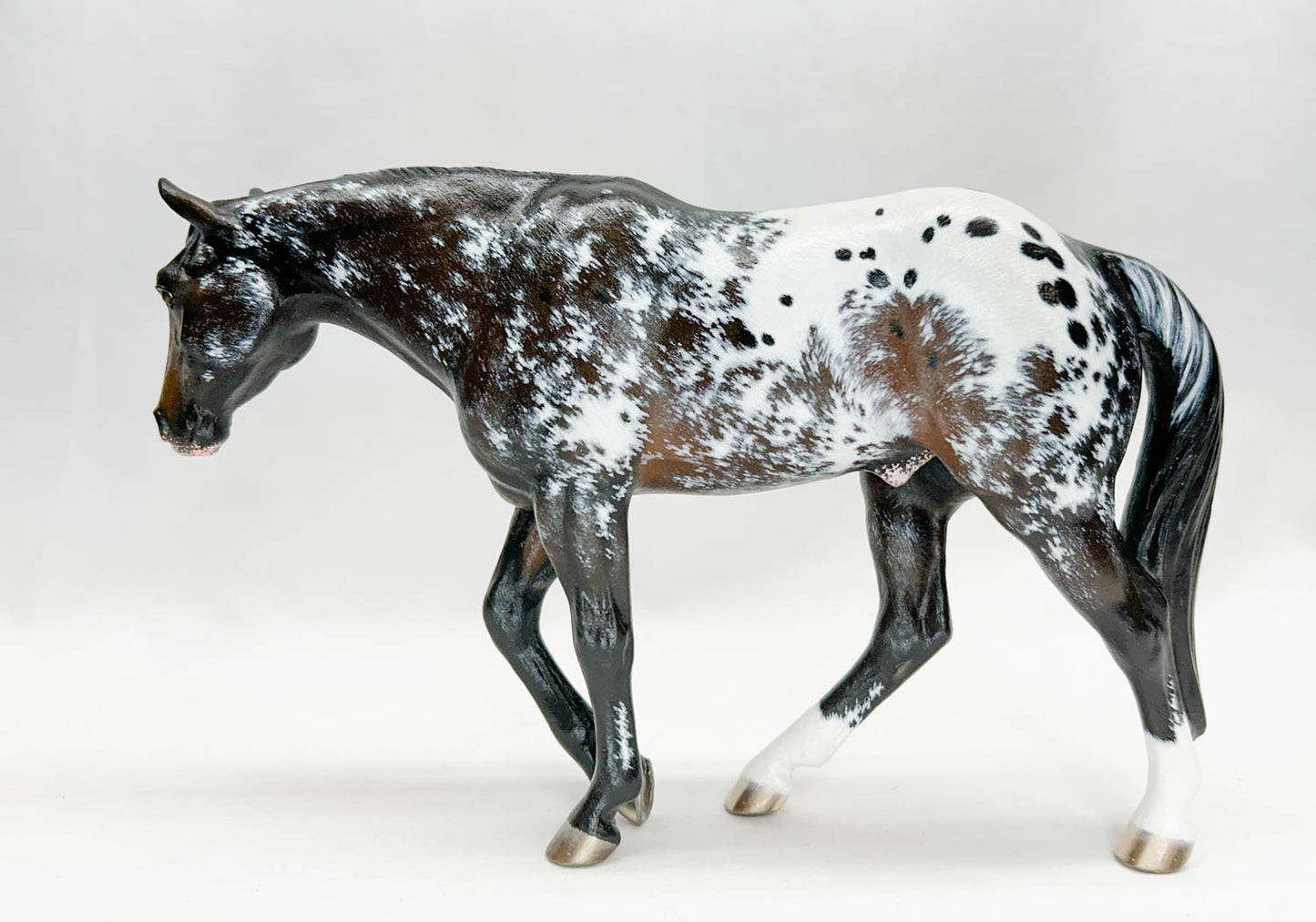Monte Stock Horse Gelding Resin, Sculpted and Painted by Ann Harris