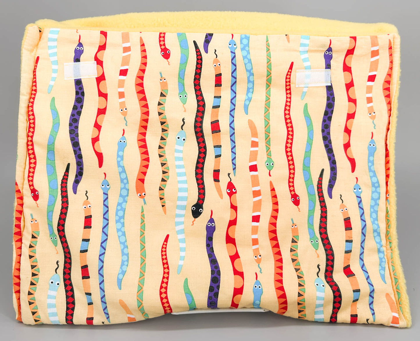 Pony Pouch, Artisan Made - Colorful Snakes 14" x 11"