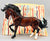 Pony Pouch, Artisan Made - Colorful Snakes 14" x 11"