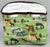 Pony Pouch, Artisan Made - Donkeys and Mules Pattern 11" x 9"