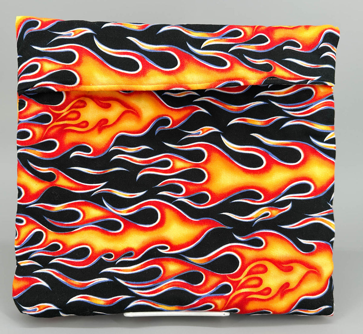 Pony Pouch, Artisan Made - Flames Pattern 11" x 10"