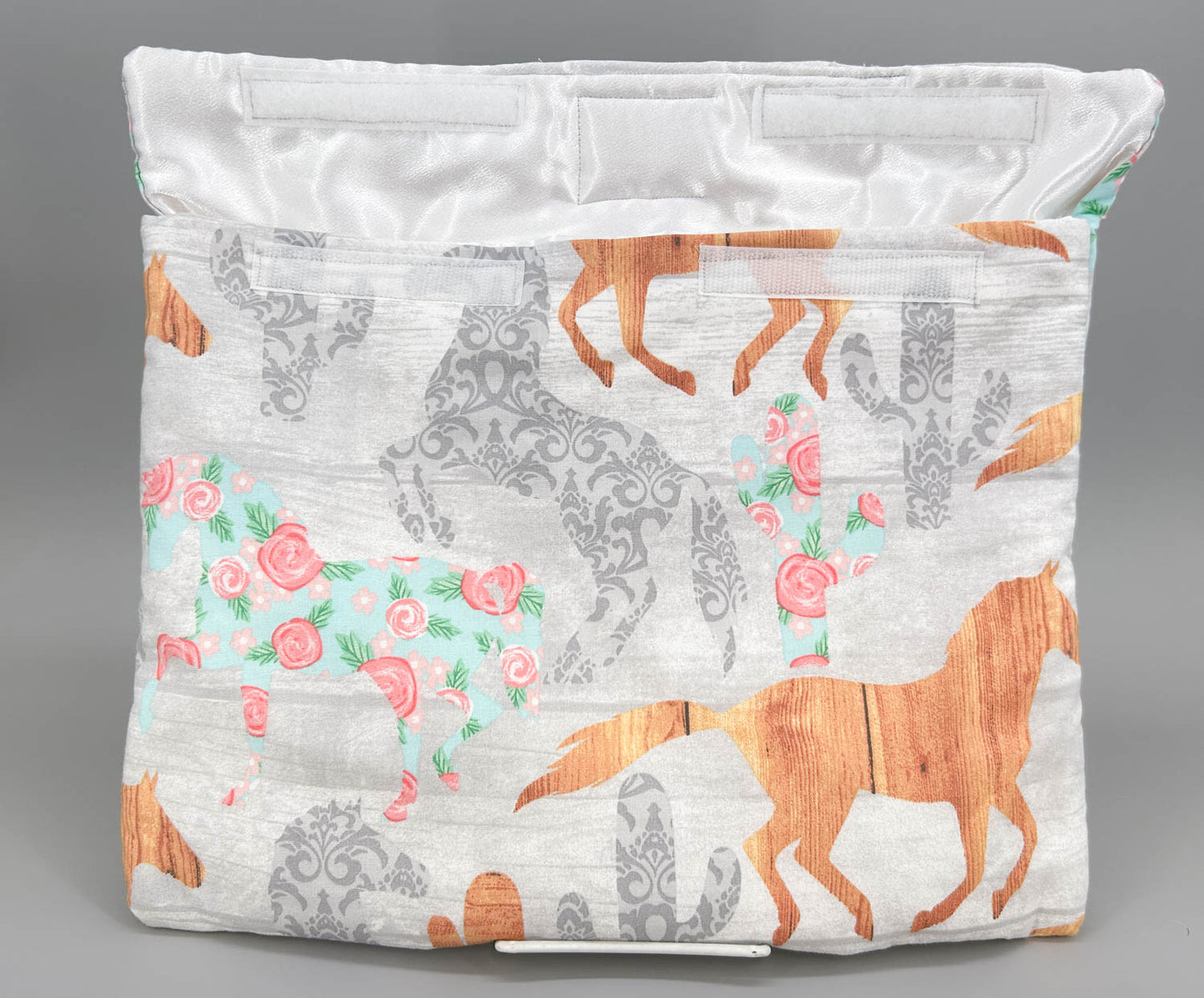 Pony Pouch, Artisan Made - Horse and Cactus Pattern 13" x 10"
